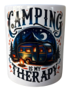 Tasse "Camping is my Therapy"
